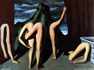350 人の有名アーティストによるアート作品 Painting - 休憩 1928年 ルネ・マグリット
